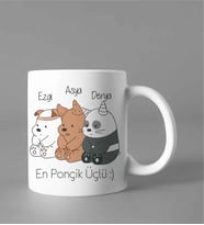 We Bare Bears 3'lü Kişiye Özel Kupa