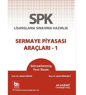 SPK Sermaye Piyasası Araçları 1 Konu