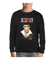 Scarface Siyah Çocuk Sweatshirt