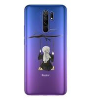 Salıncak Kız Tasarımlı Süper Şeffaf Silikon Telefon Kılıfı Xiomai Redmi 9