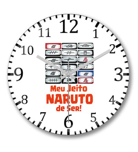 Meu Jeito Naruto de Ser Duvar Saati Bombeli Gercek Cam