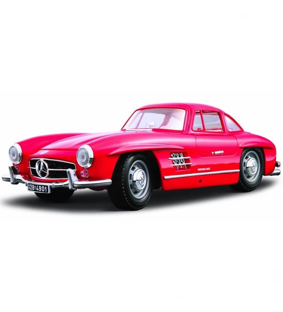Burago 1:18 Mercedes Benz 300 SL 1954 Gümüş Model Araba