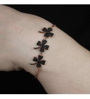 Yonca Gümüş Ayarlı Bileklik inlove Gümüş