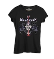 Megadeth - Vic 2 Siyah Kadın Tshirt