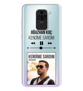 Oğuzhan Koç Mp3 Tasarımlı Süper Şeffaf Silikon Telefon Kılıfı Xiomai Redmi Note 