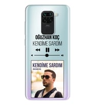 Oğuzhan Koç Mp3 Tasarımlı Süper Şeffaf Silikon Telefon Kılıfı Xiomai Redmi Note 
