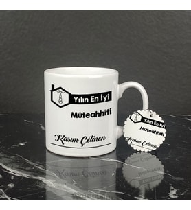 Yılın En İyi Müteahhiti Kupa Bardak ve Anahtarlık Set