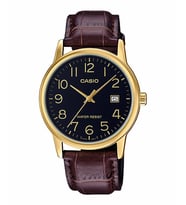CASIO MTP-V002GL-1BUDF RAKAMLI TAKVİMLİ DERİ ERKEK KOL SAATİ