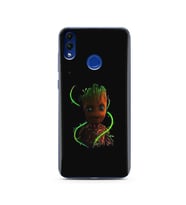 Baby Groot Tasarım Süper Şeffaf Silikon Telefon Kılıfı Huawei Honor 8C 