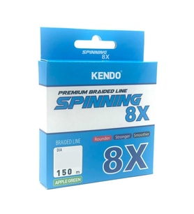 Kendo Spinning 8X Fighting ( Apple Green ) Örgü İp Olta Misinası 150mt Apple Green-0,13 mm