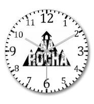 Casa Na Rocha  Duvar Saati Bombeli Gercek Cam