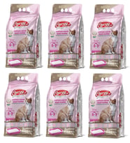 Energy Bentonit Kedi Kumu Bebek Pudrası Kokulu 10 Lt - 6 Paket - Toplam 60 Lt