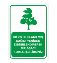 MIGNATIS - Kullanılmış Kağıdı Yeniden Değerlendirme Levhası - Sac Malzeme 25x35cm