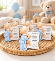 Kişiye Özel Hoşgeldin Bebek Ahşap Magnet Doğum Günü