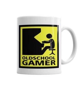 Oldschool Gamer  Kupa Bardak Porselen