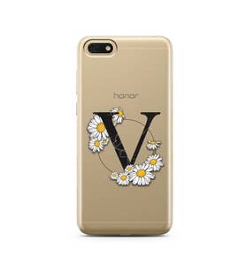 Papatya Harf Tasarım Süper Şeffaf Silikon Telefon Kılıfı Huawei Honor 7s-Y5 (201
