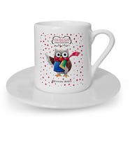 BK Gift Kişiye Özel Tarih Öğretmeni Türk Kahvesi Fincanı  3