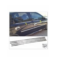 Opel Corsa C Krom Cam Çıtası 4 prç. 2000-2007 P. Çelik