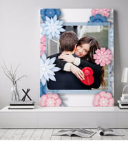 BK Gift Kişiye Özel Fotoğraflı Sanatsal Kanvas Tablo 1 (50x70cm.)