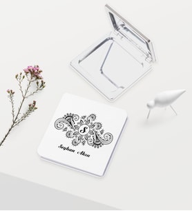 BK Gift Kişiye Özel İsimli Deri Ayna - 3