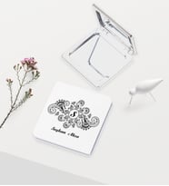 BK Gift Kişiye Özel İsimli Deri Ayna - 3
