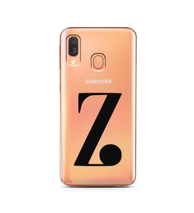 Samsung A40 Harf Tasarımlı Telefon Kılıfı Z-Harfi 