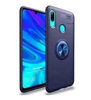 Microsonic Huawei Y7 2019 Kılıf Kickstand Ring Holder Lacivert
