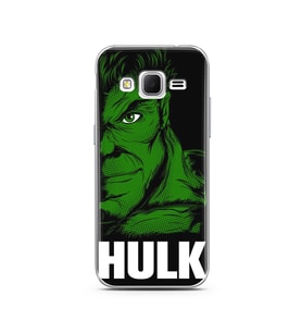 Hulk Tasarım Süper Şeffaf Silikon Telefon Kılıfı Samsung Core Prime