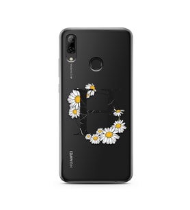 Papatya Harf Tasarım Süper Şeffaf Silikon Telefon Kılıfı Huawei P Smart (2019) H