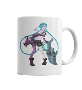 League Of Legends Jinx Kupa Bardak Porselen