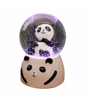 Panda Orta Boy Işıklı Müzikli Kar Küresi