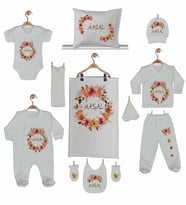 Pia Baby GL 1929 11 Parça İsme Özel Hastane Çıkışı
