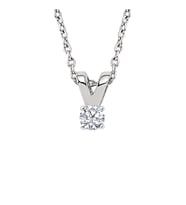 Tektaş Pırlanta Kolye 0,09 ct
