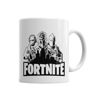 Fortnite Preto e Branco Kupa Bardak Porselen