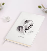 BK Gift Kişiye Özel Atatürk Temalı Beyaz Defter-10