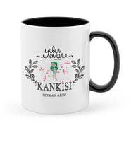 BK Gift Kişiye Özel Yılın En İyi Kankisi Siyah Kupa Bardak