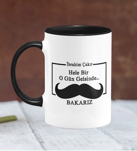 BK Gift Kişiye Özel Babalar Günü Temalı Siyah Kupa Bardak 31303s