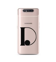 Samsung A80 Harf Tasarımlı Telefon Kılıfı D-Harfi 