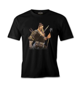 Overwatch - Hanzo Siyah Erkek Tshirt