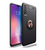 Microsonic Xiaomi Mi 9 SE Kılıf Kickstand Ring Holder Siyah Rose