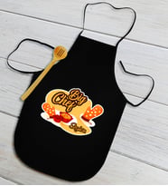 BK Gift Kişiye Özel Big Chef Siyah Mutfak Önlüğü-2