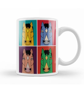 Bojack Horseman   Kupa Bardak Porselen