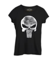 Punisher - Logo Siyah Kadın Tshirt