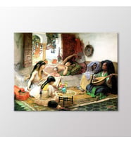 Arty Tablo Cezayir'de Öğle Sonrası Tablo (Karışık)