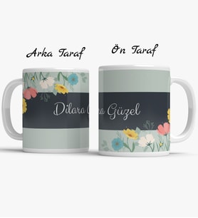 Kişiye Özel İsimli Kupa Bardak