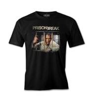 Prison Break - Back Siyah Erkek Tshirt