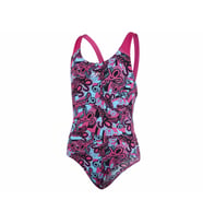 Speedo Kız Çocuk Mayosu 8-07386B483 Alv Spbk V1 Jf Pink Blue (Çok Renkli)