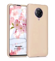 Microsonic Matte Silicone Xiaomi Poco F2 Pro Kılıf Gold