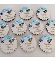 Kişiye Özel Bebek Magnet Hatıra (Bej)