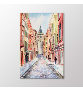 Arty Tablo Suluboya, Galata Kulesi Tablo (Karışık)